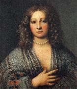 Girolamo Forabosco Portrait of a Woman oil on canvas